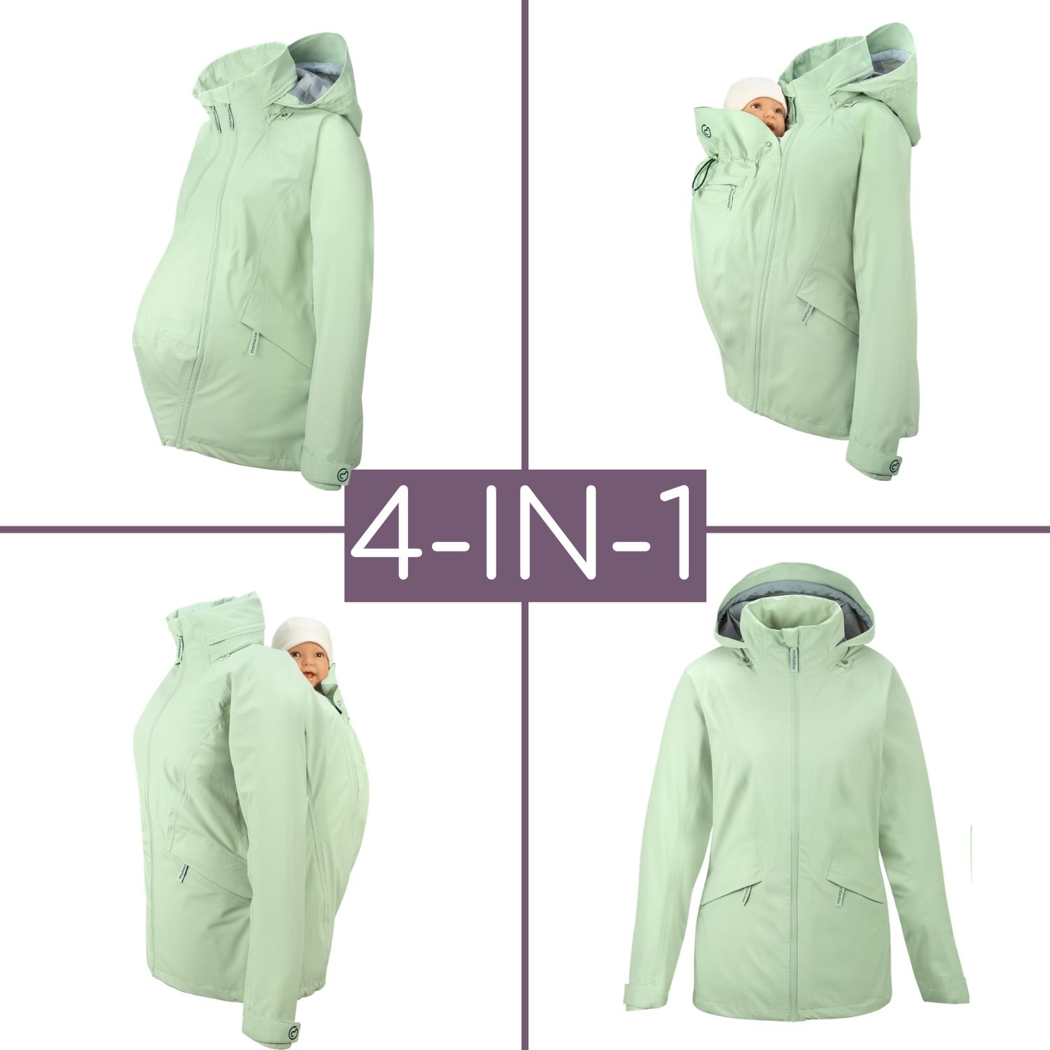 Outdoor Babywearing Jacket Explorer mint S