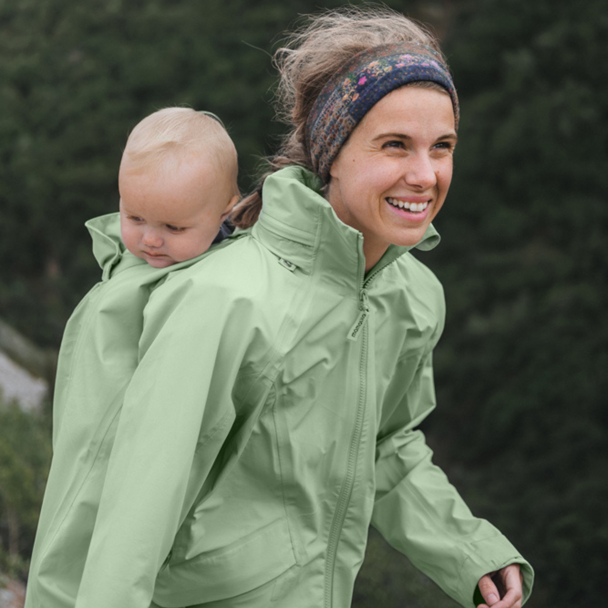 Outdoor Babywearing Jacket Explorer mint M