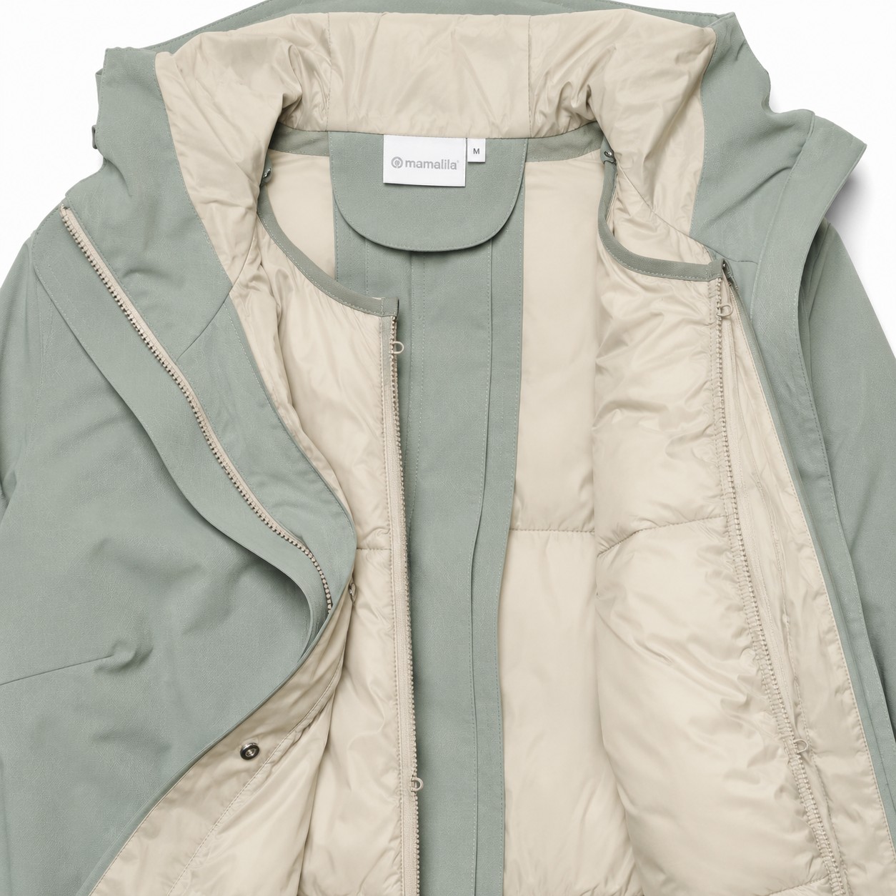 Babywearing Coat All Season agave M