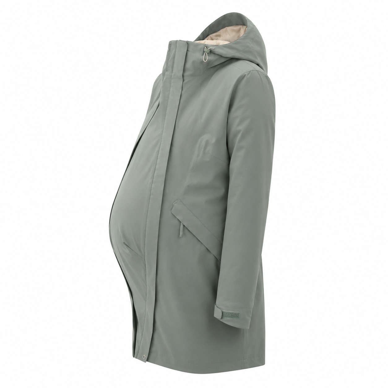 Babywearing Coat All Season agave M