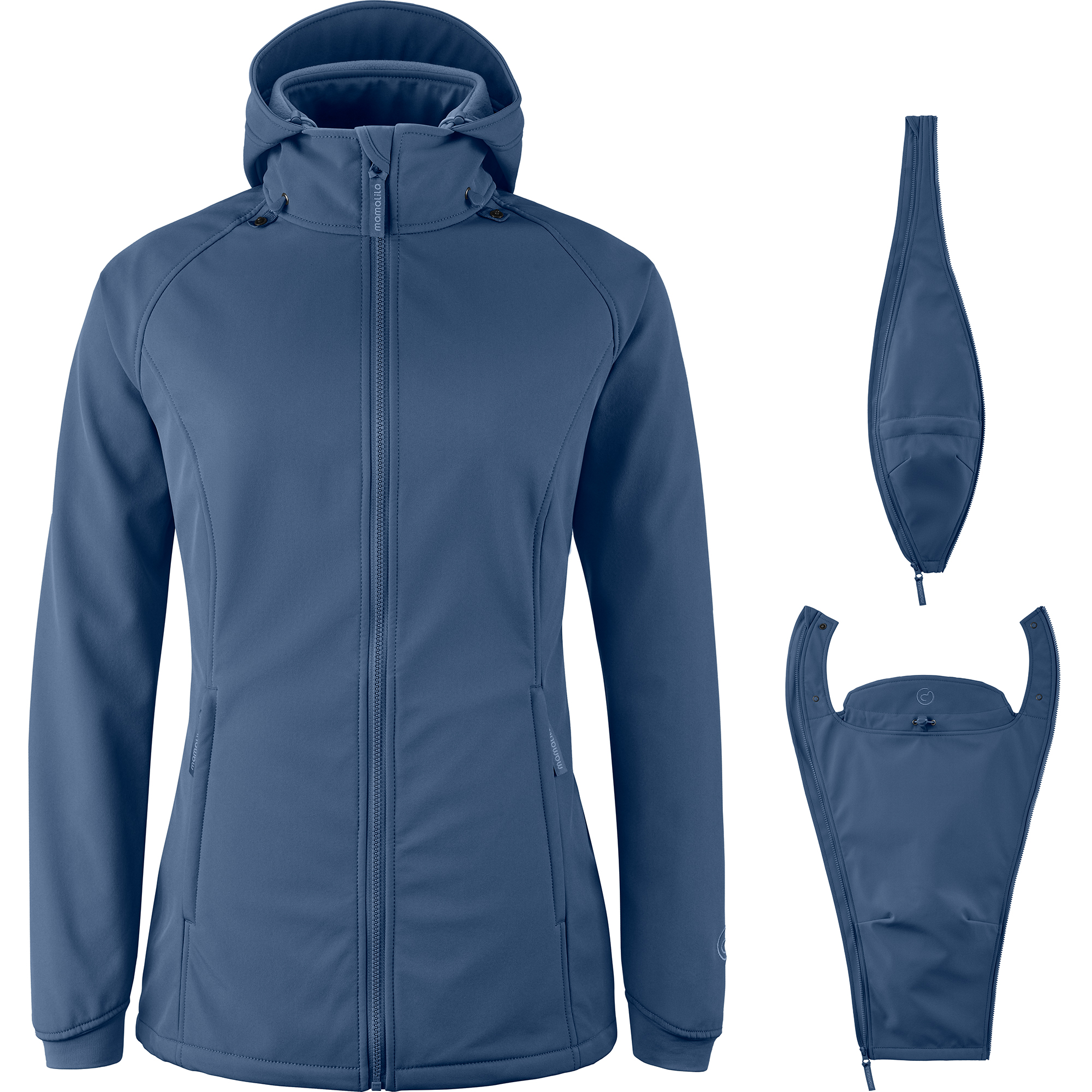 Softshell Babywearing Jacket Allrounder fit navy L