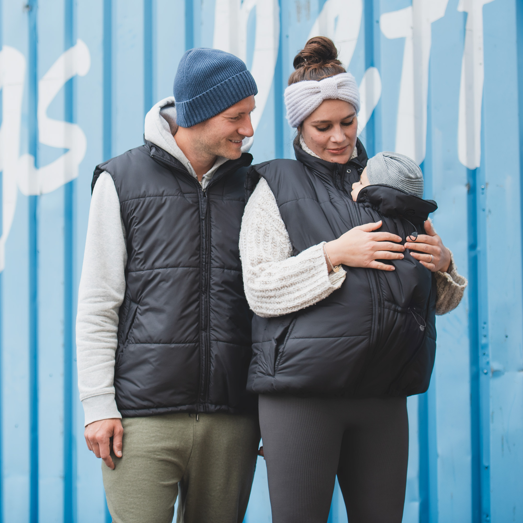 Babywearing Vest Stockholm black L